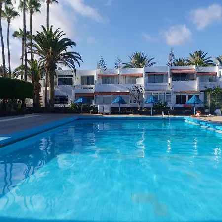 Canarian Blue Tropical Garden View & Pool Apartment Costa Del Silencio