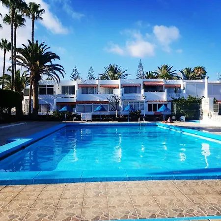 Canarian Blue Tropical Garden View & Pool Apartment Costa Del Silencio